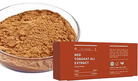 赤色のトンカットアリ-エキスBOX